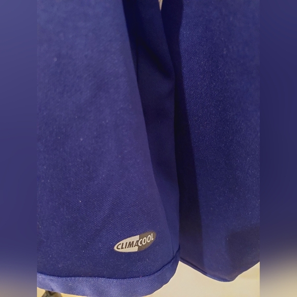 Adidas Clima Cool Dark Blue and White Men's XL Pullover Long Sleeve Sweater - Picture 4 of 13